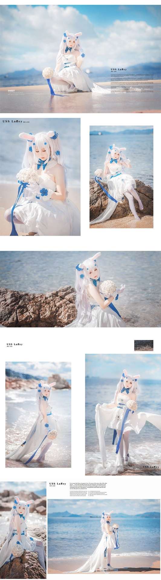 NO.084面饼仙儿拉菲婚纱精美写真【14P】-可宝主